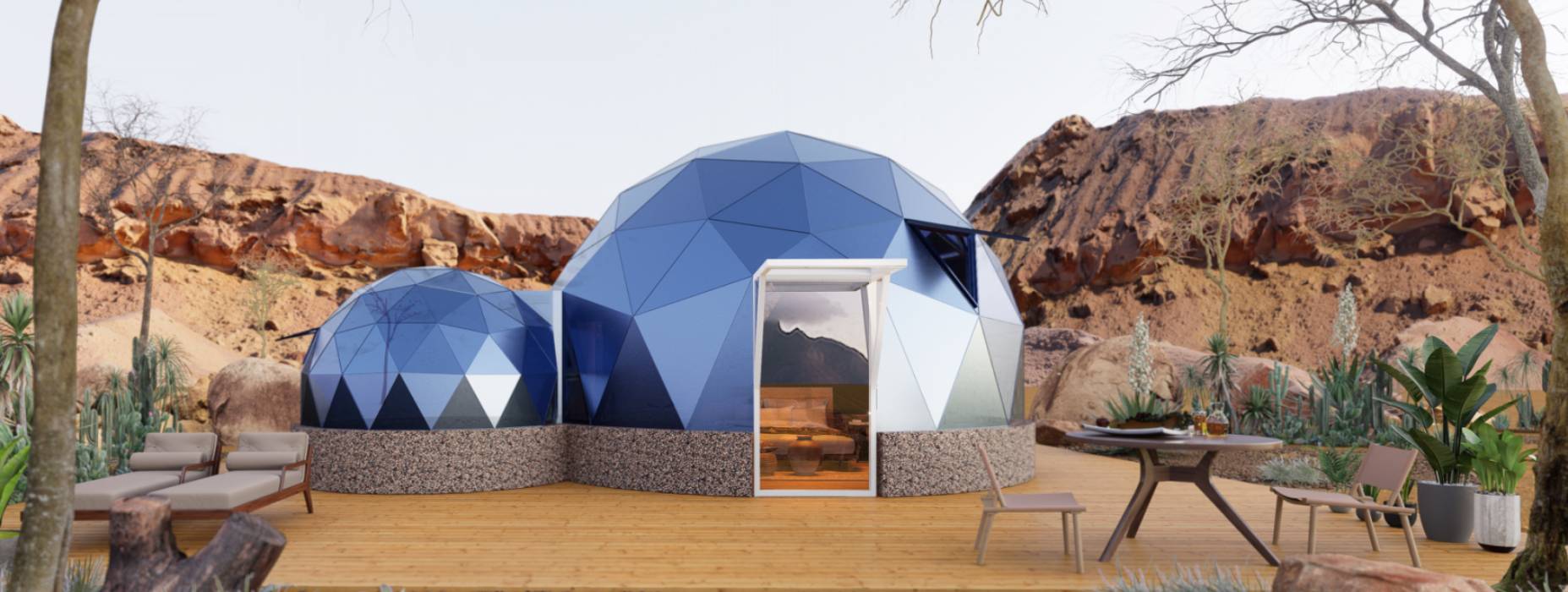 连江县球形智能光伏玻璃星空房